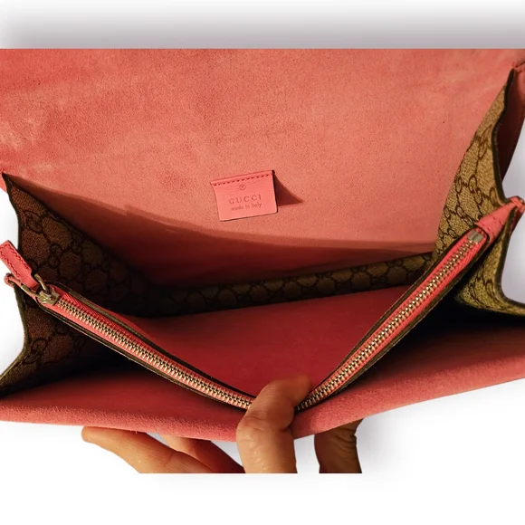 Gucci Beige and Pink Embellished Women's Bag - Picture 8 of 16